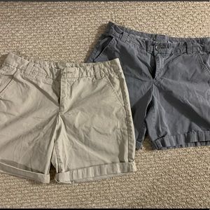 Gap Boyfriend Roll Up Shorts